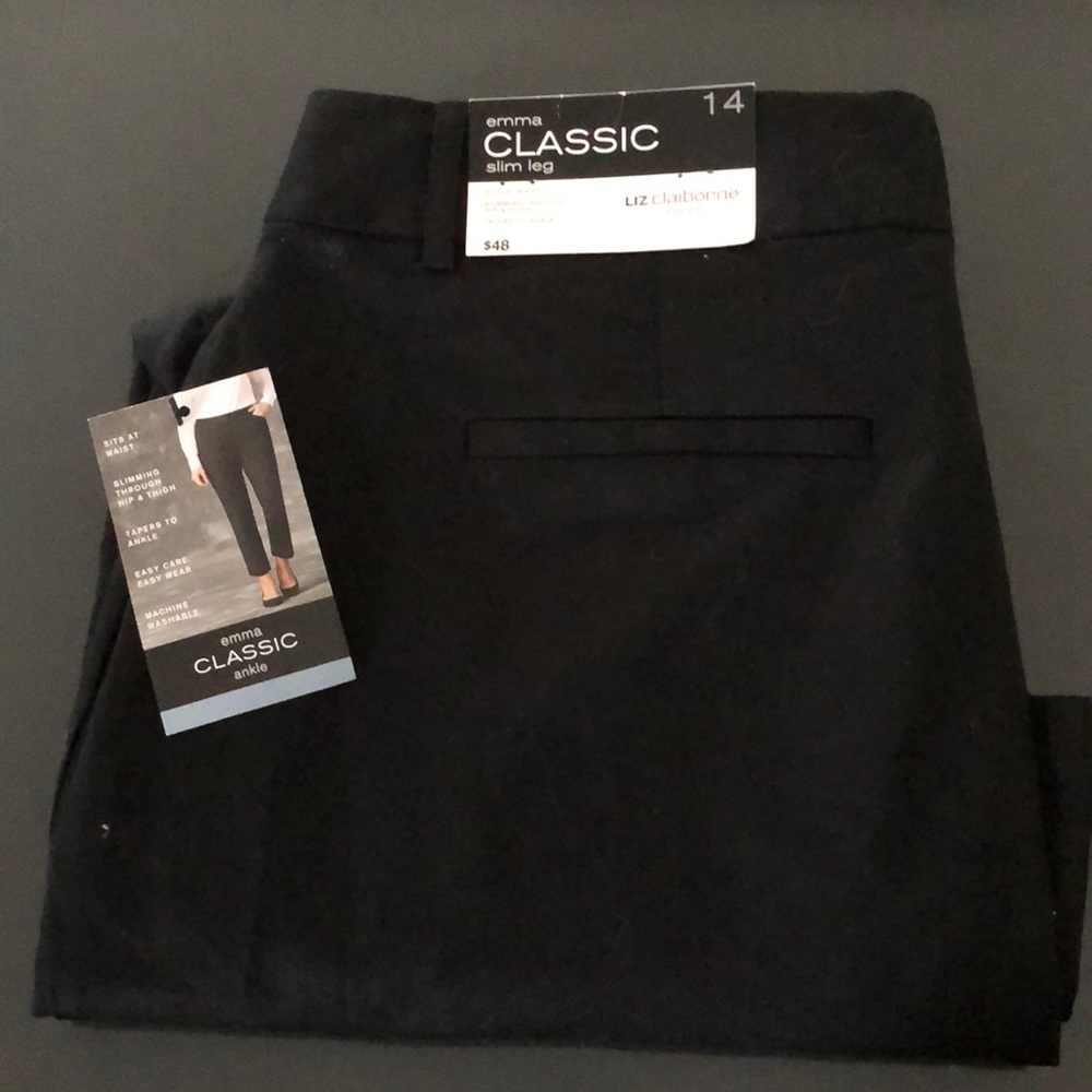 Black Liz Claiborne work pants